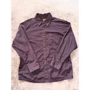 Mountain Hardwear Shirt Mens Button Up Long Sleeve Outdoor Cotton Size Large
